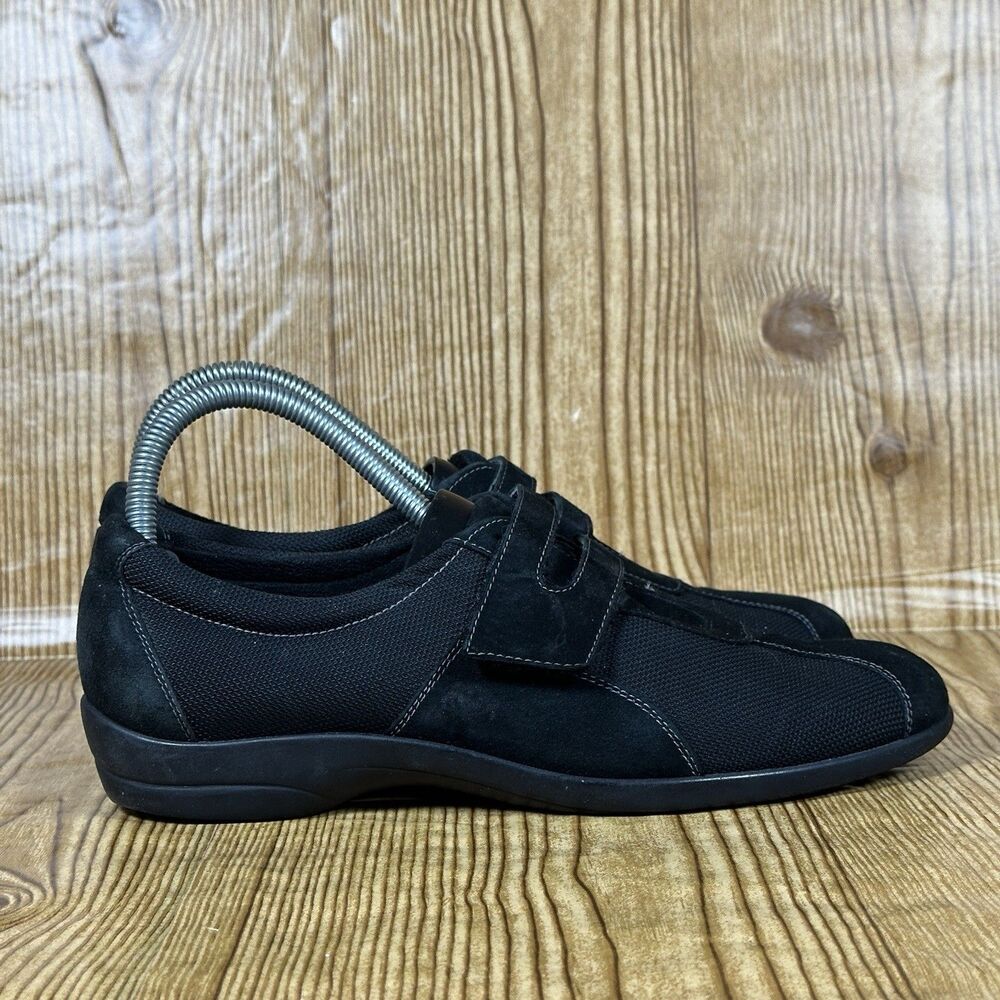 Munro Black Joliet Suede Sneaker Women’s Size 8 N Loafer Mary Jane‎ Casual Shoes